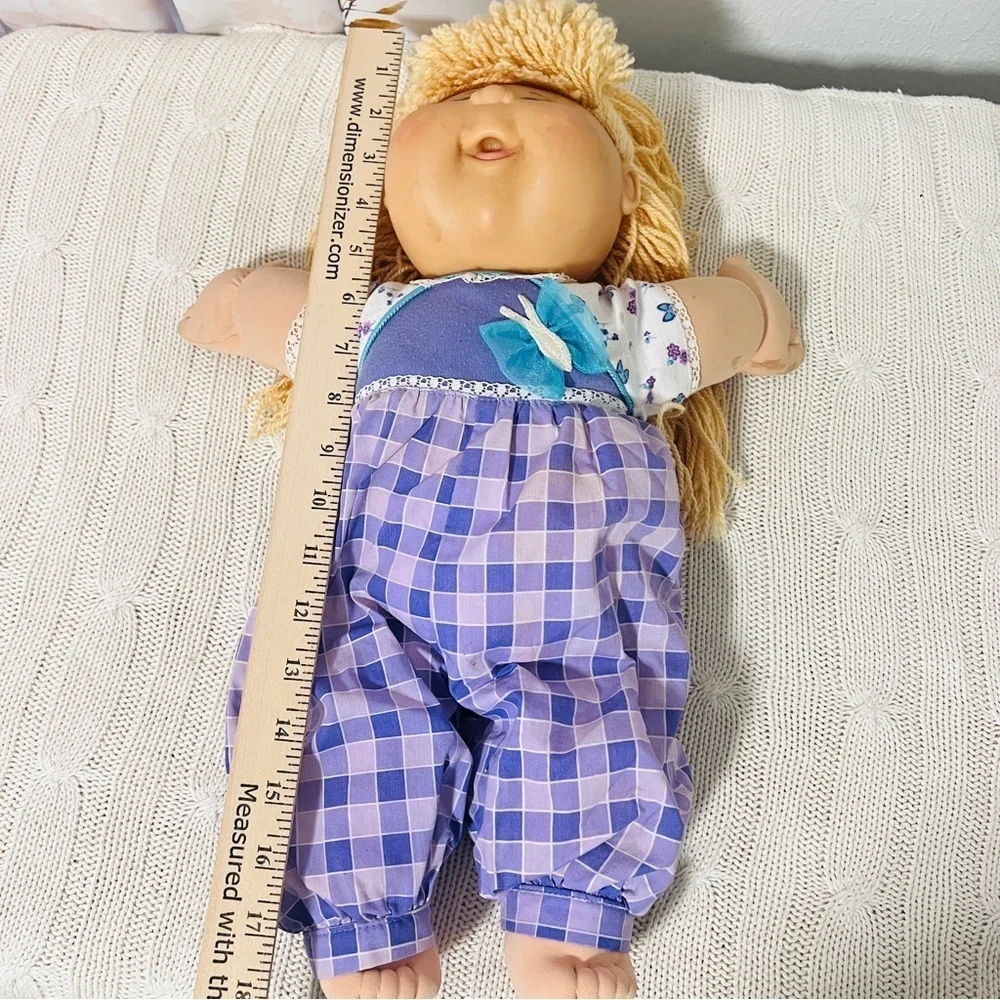Vintage Cabbage Patch Kids Signed Xavier Play Along Roberts Blonde Hair Doll